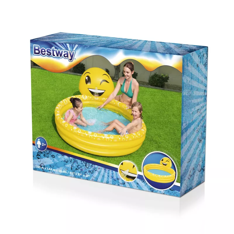 Bestway 53081 Summer Smiles bērnu baseins ar ūdens izsmidzinātāju, 282 l