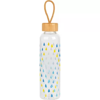 Stikla pudele Cambridge CM06991 550 ml ar bambusa vāku