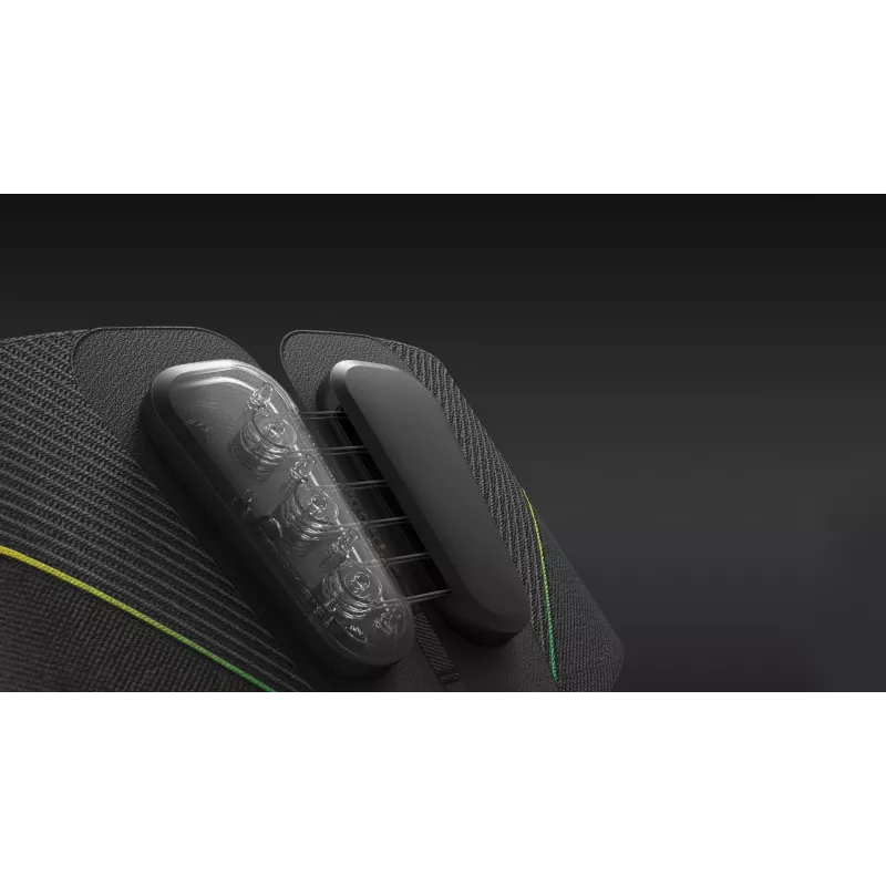 Jostas masāžas josta muguras lejasdaļai HoMedics Black Fabric