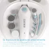 Manikīra un pedikīra komplekts HoMedics MAN-3023A-EU 2 uzgaļi, plastmasa, zils/balts