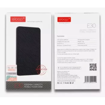 Portatīvais akumulators Eloop E30 5000mAh