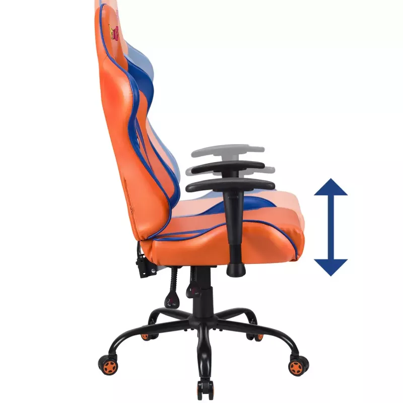 Spēļu krēsls Subsonic DBZ polsterēts sēdeklis Pelēks Oranžs 125 kg
