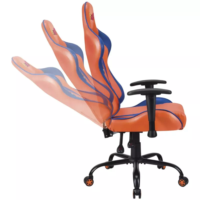 Spēļu krēsls Subsonic DBZ polsterēts sēdeklis Pelēks Oranžs 125 kg