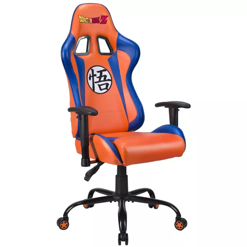 Spēļu krēsls Subsonic DBZ polsterēts sēdeklis Pelēks Oranžs 125 kg