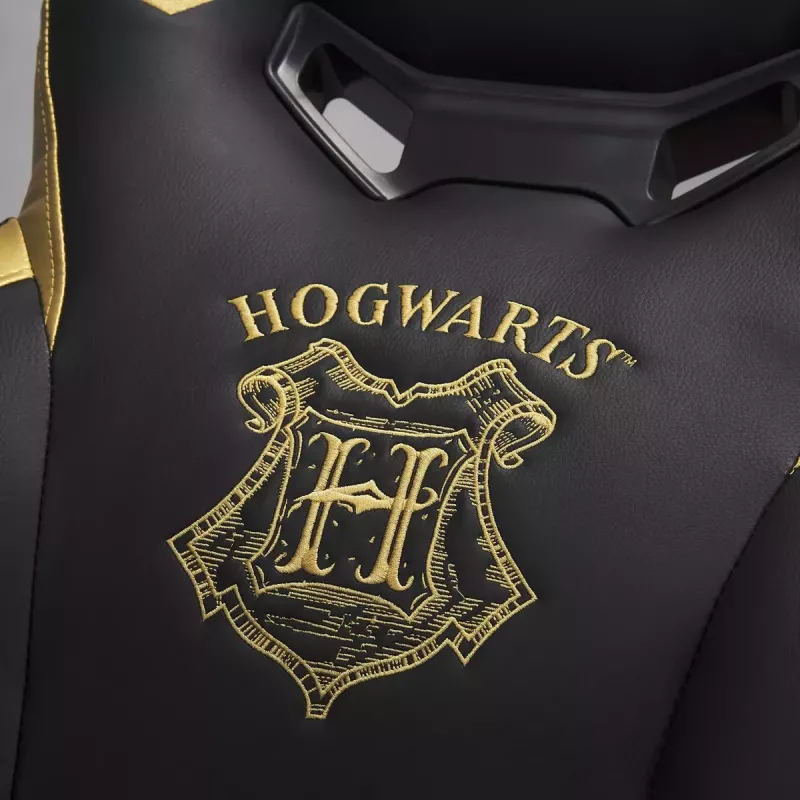Spēļu krēsls Subsonic Junior Hogwarts polsterēts sēdeklis Melns Dzeltens