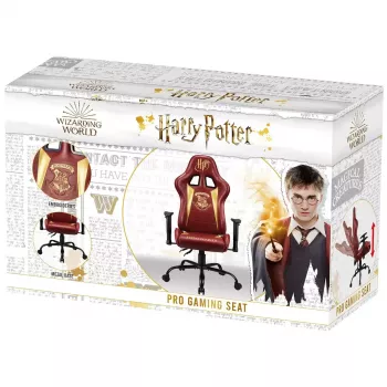 Spēļu krēsls Subsonic Hogwarts polsterēts sēdeklis Brūns 125 kg