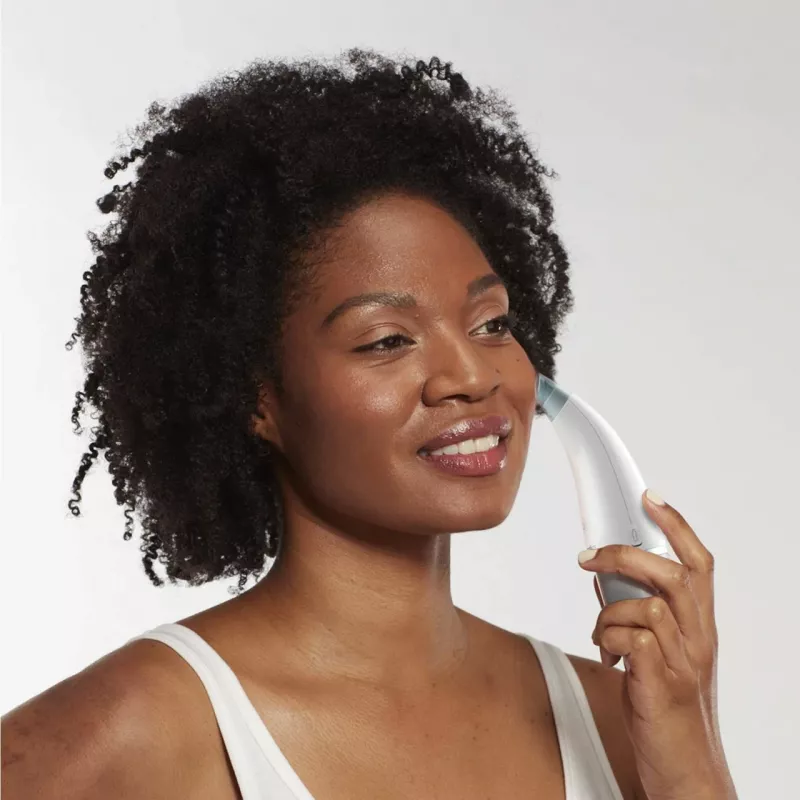 HoMedics FAC-HY100 hidradermabrāzijas tīrīšanas ierīce, caurspīdīga, balta