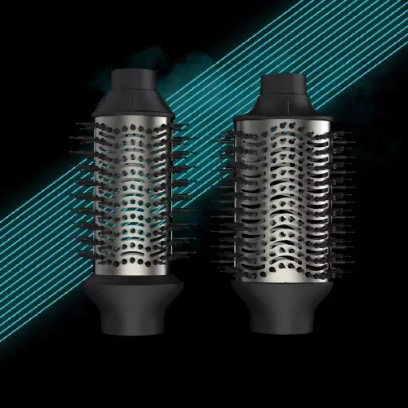 Revamp Progloss Volume & Style Hot Brush Style karstā suka matiem Melna 1000 W 3 m