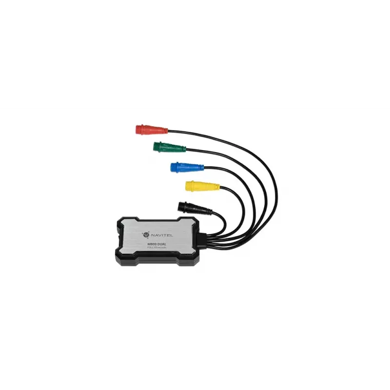 Motocikla videoreģistrators Navitel M800 DUAL Full HD 1920x1080 Wi-Fi Melns