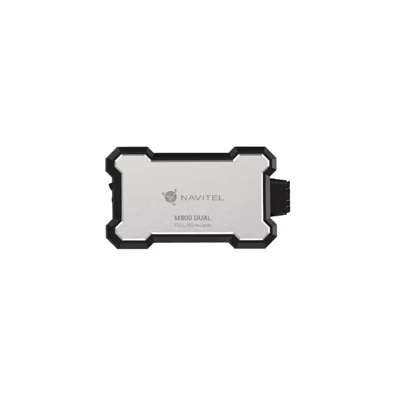 Motocikla videoreģistrators Navitel M800 DUAL Full HD 1920x1080 Wi-Fi Melns