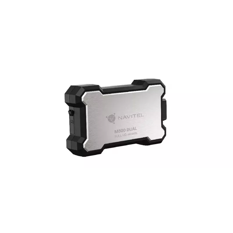 Motocikla videoreģistrators Navitel M800 DUAL Full HD 1920x1080 Wi-Fi Melns