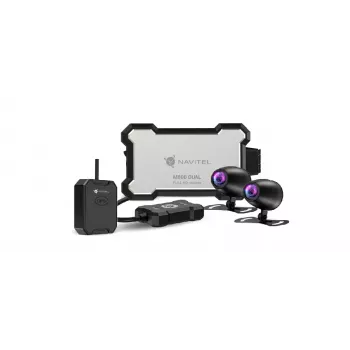 Motocikla videoreģistrators Navitel M800 DUAL Full HD 1920x1080 Wi-Fi Melns