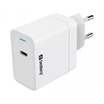 Sandberg USB-C PD65W EU iekštelpu lādētājs balts