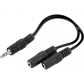 Audio Sadalītājs Sandberg MiniJack 1->2 502-16