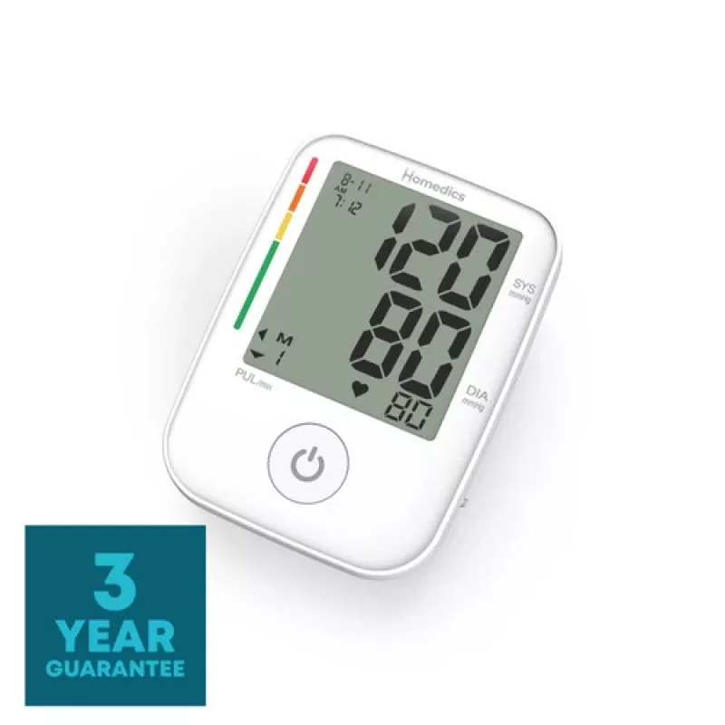 Asinsspiediena mērītājs automātiskais HoMedics BPA-P200-EU1 augšdelmam balts