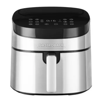 Karstā gaisa fritieris Gastroback Design Air Pro XXL 6.5L 1600W Melns Nerūsējošais tērauds