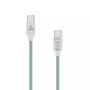 SBOX USB-C uz USB-C kabelis 1m Zaļš 60W