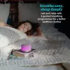 HoMedics SS-2700WH SoundSleep Aura skaņu ģenerators-skaļrunis, Bluetooth 5.3, uzlādējams caur USB-C, nakts gaisma