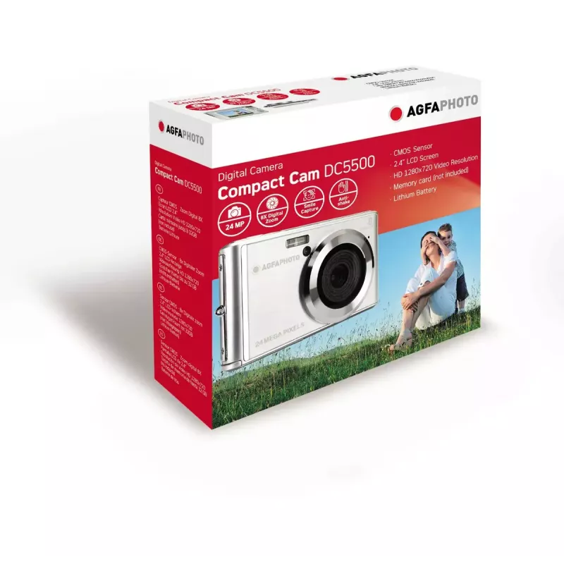 Digitālā kamera AGFA Realishot DC5500 — 16 MP, 3x optiskais tālummaiņa