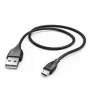 Hama 1,4m USB 2.0 A/Micro-USB B kabelis melns