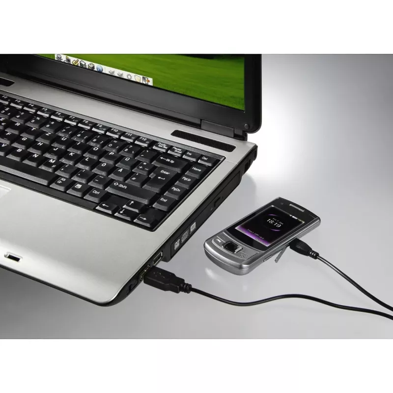 Hama 1,4m USB 2.0 A/Micro-USB B kabelis melns