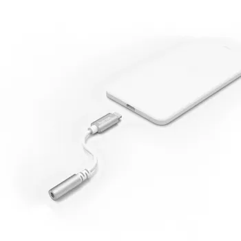 Hama 00187210 Lightning–3,5 mm audio kabelis balts