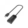 Hama 00200308 dzimumu mainītājs Micro-USB uz USB Type-A, melns