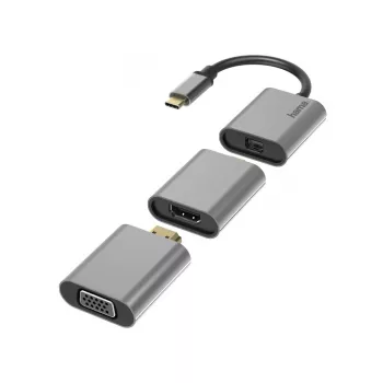 Hama 00200306 USB grafikas adapteris 4096 x 2160 pikseļi Pelēks