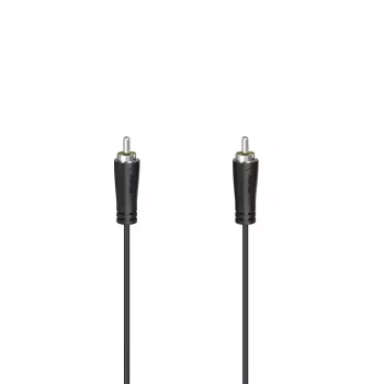 Hama 00205098 audio kabelis 1,5 m RCA melns