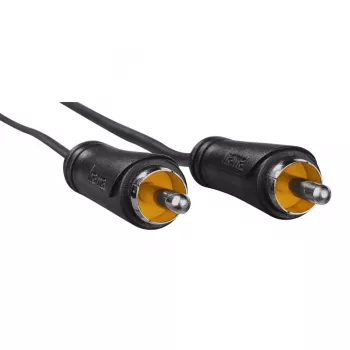 Hama 00205098 audio kabelis 1,5 m RCA melns