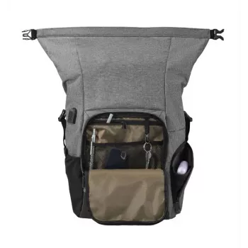 Mugursoma Hama Terra 39,6 cm (15,6 inch) pelēka, ar rokturi un plecu siksnu
