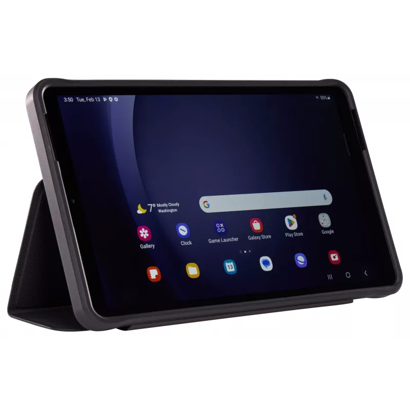 Case Logic SnapView CSGE2196 Melns, Vāciņš, Samsung, Galaxy Tab A9 8,7 collas, 22,1 cm (8,7 collas), 200 g