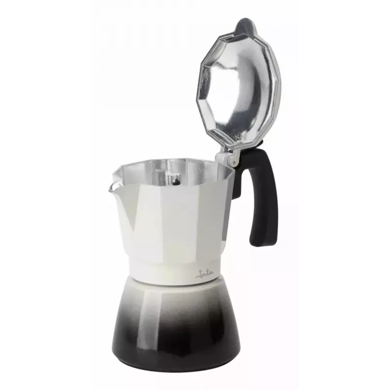 Moka katliņš JATA HCAF2403 0.2 L Melns Nerūsējošais tērauds