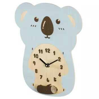 Hama Koala Pendulum mehāniskais pulkstenis Zils, Brūns, Koks