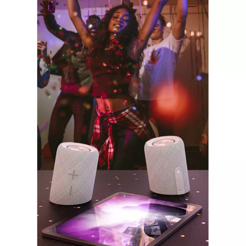 Hama Twin 3.0 Stereo portatīvais skaļrunis balts 30 W
