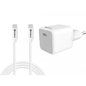 Sandberg USB-C 20W lādētājs iekštelpām ar 1m kabeli