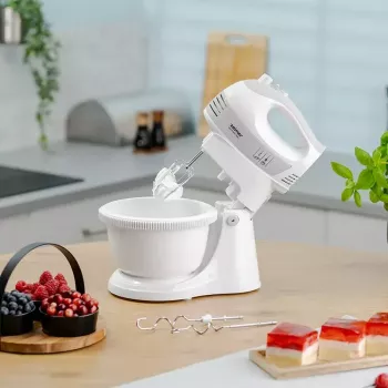 Rokas mikseris ZELMER ZHM2459S — 300W, 5 ātrumi, nerūsējošā tērauda stiprinājumi
