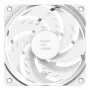 120mm ARGB korpusa ventilators ZALMAN ZM-AF120R ARGB White — 120mm, ARGB apgaismojums, balts rāmis