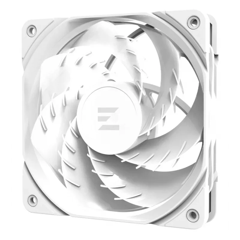 120mm ARGB korpusa ventilators ZALMAN ZM-AF120R ARGB White — 120mm, ARGB apgaismojums, balts rāmis