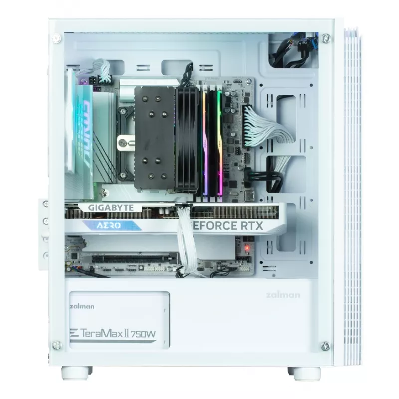 Datora korpuss Zalman T4 Plus Mini Tower Balts
