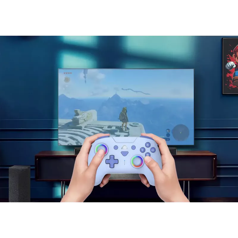 Spēļu kontrolieris Subsonic 147436 Blue RF Nintendo Switch bezvadu 10h akumulators