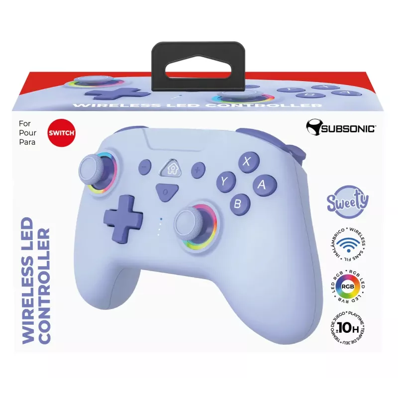 Spēļu kontrolieris Subsonic 147436 Blue RF Nintendo Switch bezvadu 10h akumulators