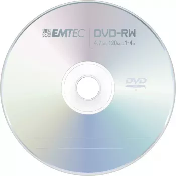 Emtec ECOVRW47104CB DVD-RW 4.7 GB 10 gab.