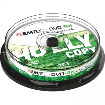 Emtec ECOVRW47104CB DVD-RW 4.7 GB 10 gab.