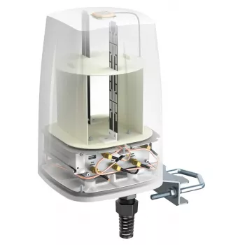 Omnivirziena tīkla antena QuWireless QuSpot PoE/LAN 4 dBi, 0.694–6 GHz, vertikāla polarizācija