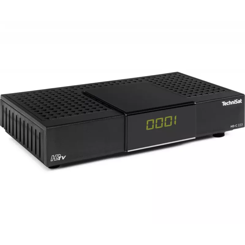 Kabeļu uztvērējs TechniSat HD-C 233 Melns DVB-C 1 Tuner
