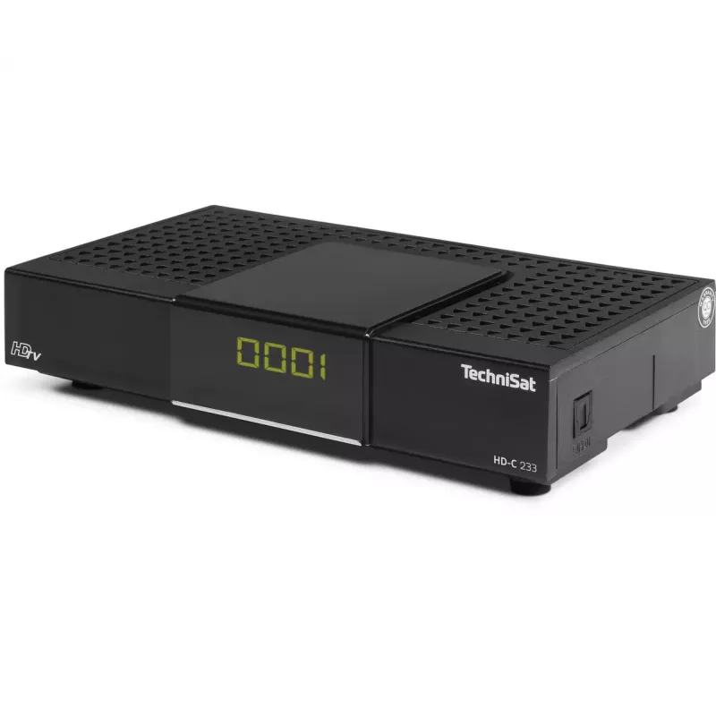 Kabeļu uztvērējs TechniSat HD-C 233 Melns DVB-C 1 Tuner
