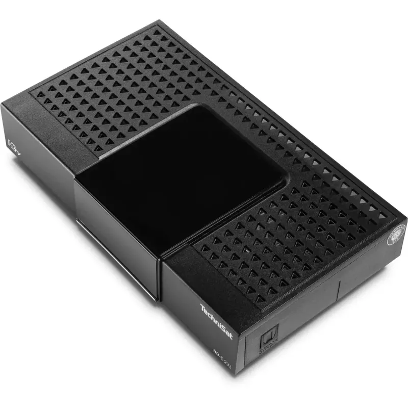 Kabeļu uztvērējs TechniSat HD-C 233 Melns DVB-C 1 Tuner