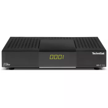 Kabeļu uztvērējs TechniSat HD-C 233 Melns DVB-C 1 Tuner