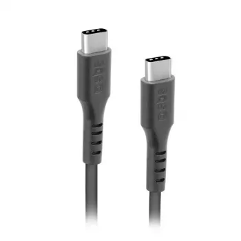 USB-C uz USB-C kabelis SBS Mobile TECABLETCC20K 1.5 m, USB 2.0, Melns